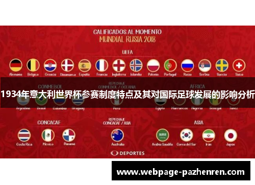 1934年意大利世界杯参赛制度特点及其对国际足球发展的影响分析 1934年意大利世界杯参赛制度特点及其对国际足球发展的影响分析
